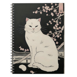 Japansk ukiyo e cat art anteckningsbok