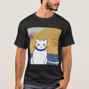 Japansk Ukiyo-e Cat Original Artwork T Shirt