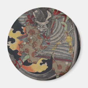 Japansk Ukiyo-e Yokai spöke vid Yoshitoshi Magnet