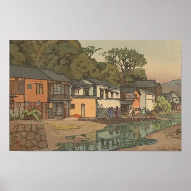Japansk Ukiyoe Art (Hiroshi Yoshida) Poster (Framsidan)