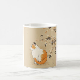 Japansk Ukiyoe Cat Kaffemugg
