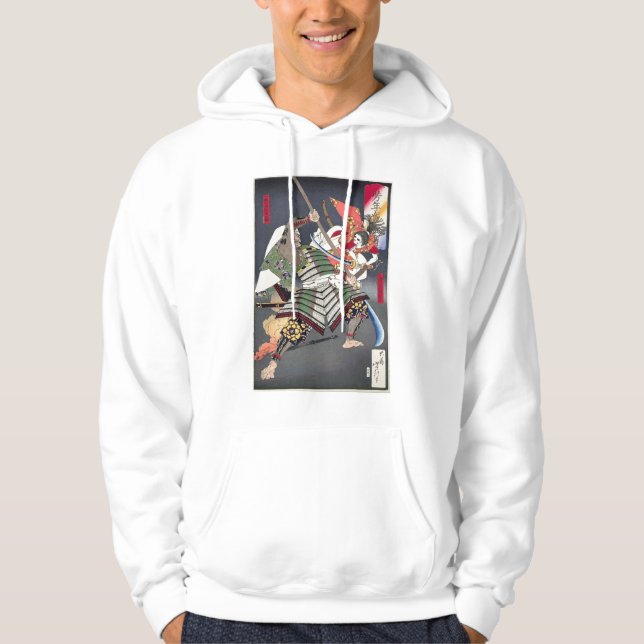 Japansk Ukiyoe konst Sweatshirt (Framsida)