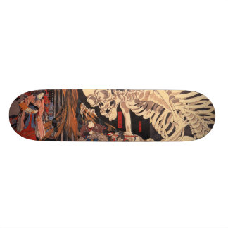 Japansk Ukiyoe konst vol.1 Old School Skateboard Bräda 18 Cm