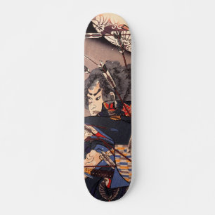 Japansk ukiyokonst mini skateboard bräda 18,5 cm