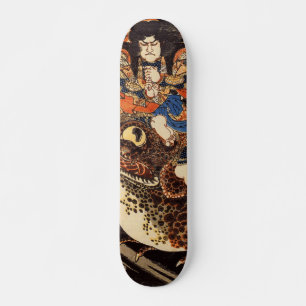 Japansk ukiyot konsskateboard mini skateboard bräda 18,5 cm