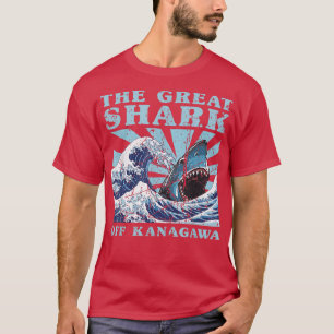 Japansk Underbar, japansk, Wave Underbar Shark Cut T Shirt