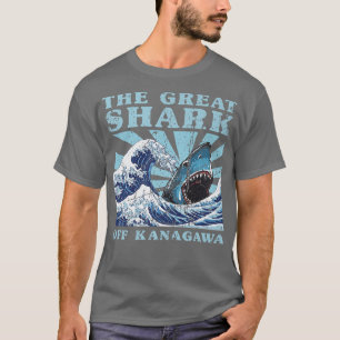Japansk Underbar, japansk, Wave Underbar Shark Cut T Shirt