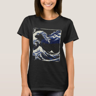 Japansk Underbar Wave Off Kanagawa Ukiyo-e Art Man T Shirt