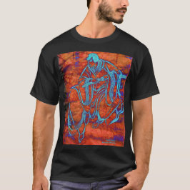 Japansk utslagsplats för SamuraiSwordsmankonst Tee