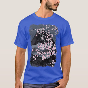 Japansk vacker Cherry-Blommar, Sakura med Mou T Shirt