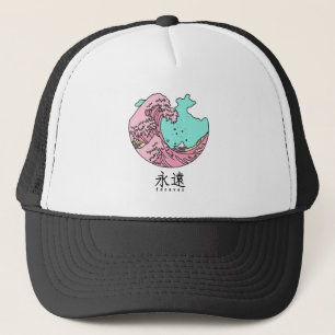Japansk våghatt, vintage kawaii keps