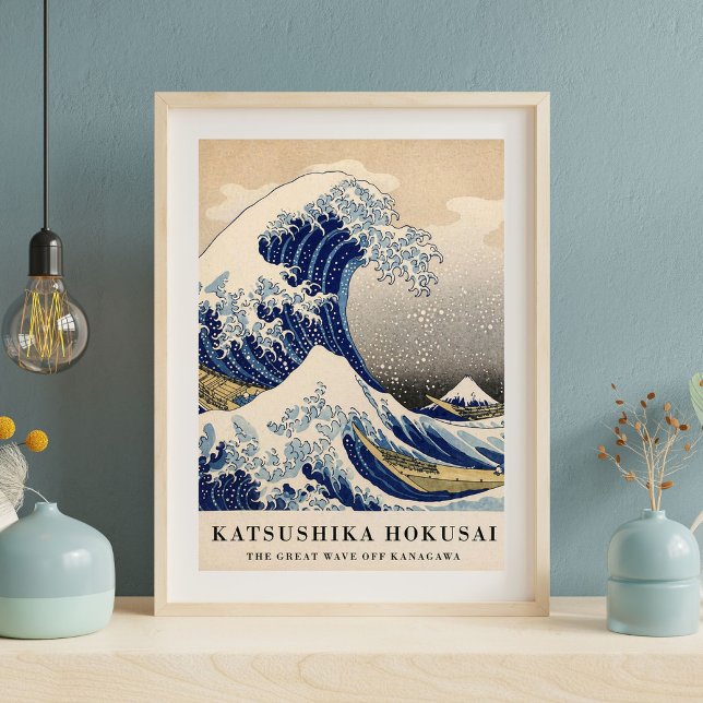 Japansk vågillustration | Stor vågkonstverk Poster (Skapare uppladdad)