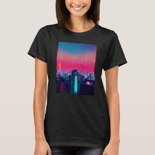 Japansk Vaporwave Asian Inspired 80's retro 2 T Shirt