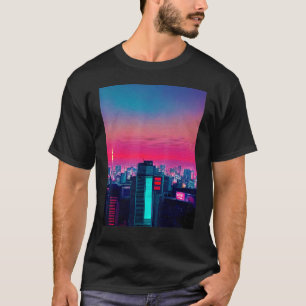 Japansk Vaporwave Asian Inspired 80's retro T Shirt
