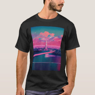 Japansk Vaporwave Asian Inspired Neon retro 80u20 T Shirt