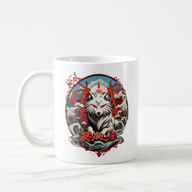 Japansk vargkonst Mugg (Vänster)