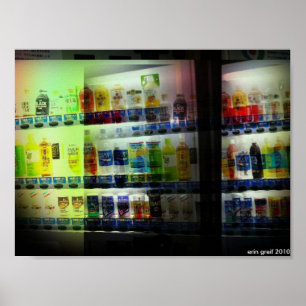 Japansk vendingmaskin poster