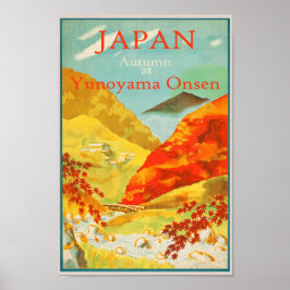 Japansk Vintage - höstresa Poster