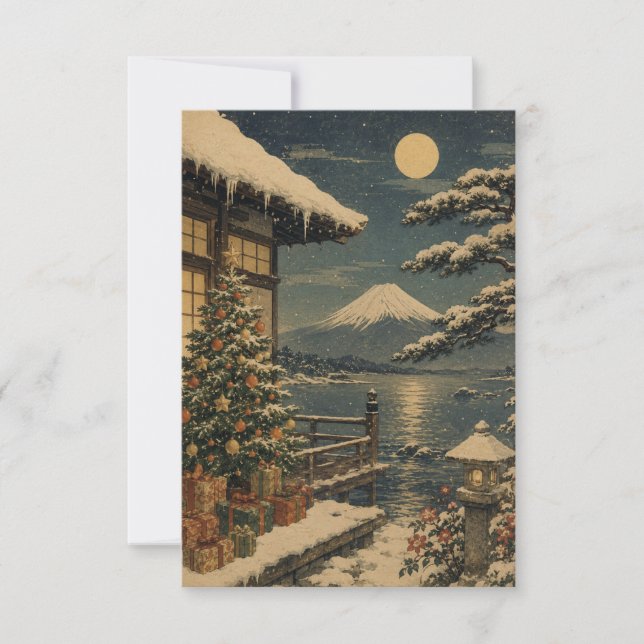 japansk vintage välkomstkort  kort (Framsida)
