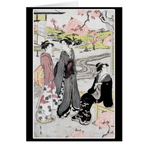 Japansk vintagekonst #1 hälsningskort