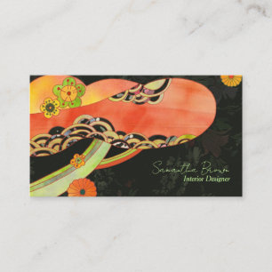 Japansk Washi Insida Designer Visitkort