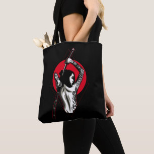 Japansk Woman Warrior Tygkasse