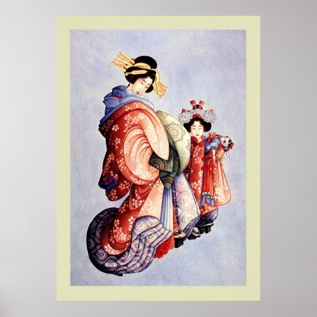 Japansk Woodblock Poster (Framsidan)