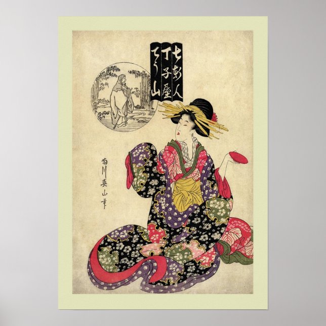 Japansk Woodblock Poster (Framsidan)