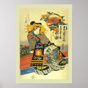 Japansk Woodblock Poster