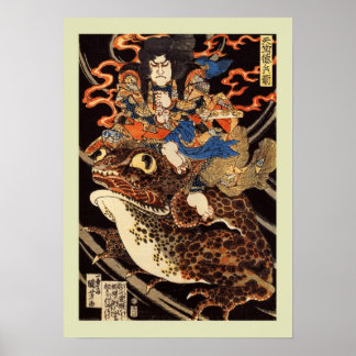 Japansk Woodblock Poster