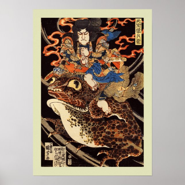 Japansk Woodblock Poster (Framsidan)
