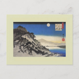 Japansk Woodblock Vykort