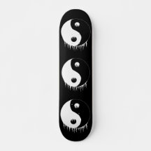Japansk yin-yang-skateboard