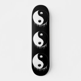 Japansk yin-yang-skateboard mini skateboard bräda 18,5 cm