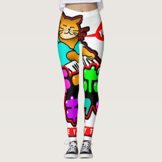 Japansk YOROSHIKU damasker för tangentbordkatt Leggings