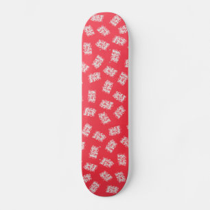 Japansk Yukata textil, Maneki Neko (den lyckliga Skateboard Bräda 19,5 Cm