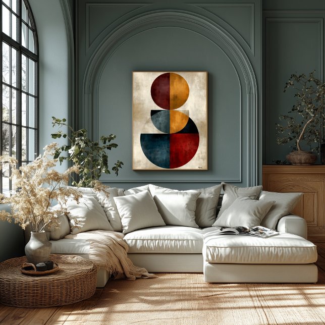 Japansk Zen Geometrisk Abstrakt Väggkonst (Skapare uppladdad)