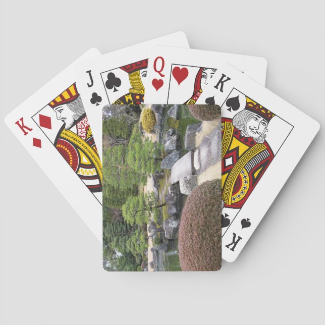 Japanska 日 本 庭 園 casinokort (Baksidan)