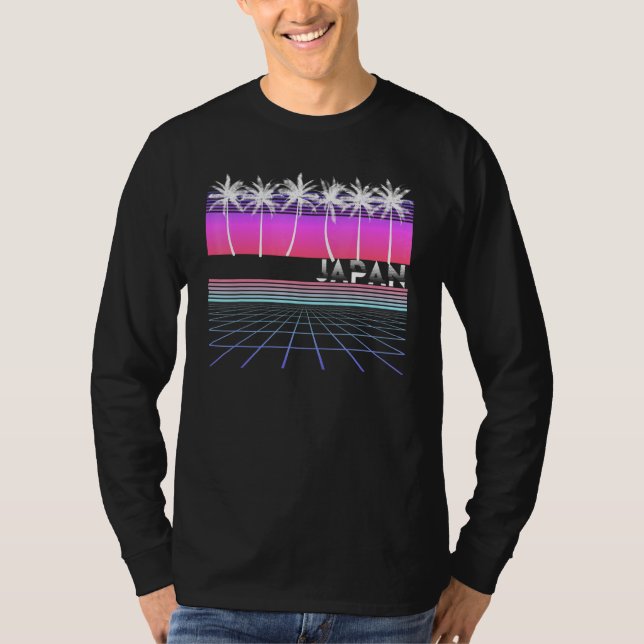 Japanska 80-talets 90-årsjubileum, Aesthetic Beach T Shirt (Framsida)