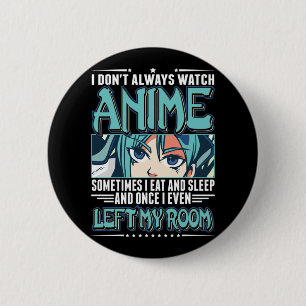 Japanska Anime Girl Otaku Tonåring Manga Fläkt Knapp
