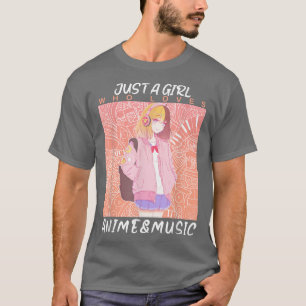 Japanska Anime Kawaii Tonåring Girl Anime Merch An T Shirt