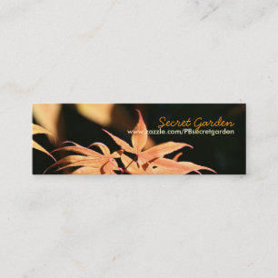 Japanska apel 7 Floral Photography Mini Visitkort