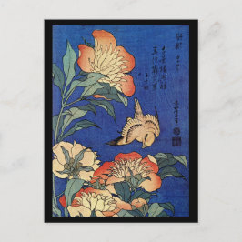 Japanska Art Birds and Flowers Vykort