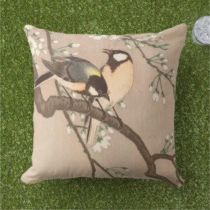 Japanska asiatiska fåglar Chickadee Songbird Kudde