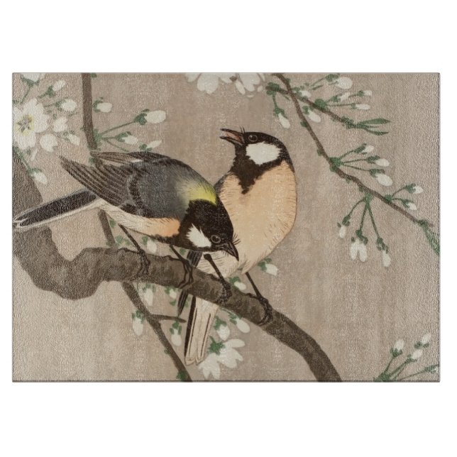 Japanska asiatiska Koson Bird Chickadee Songbird (Framsidan)