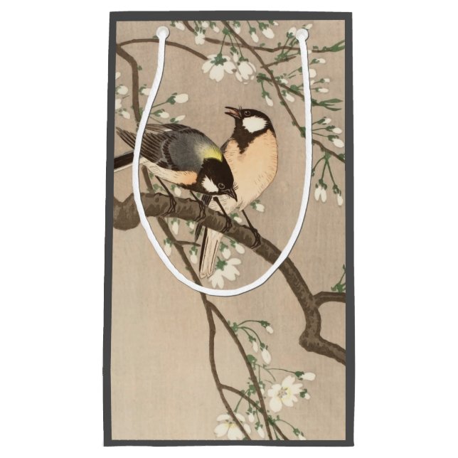 Japanska asiatiska Koson Bird Chickadee Songbird (Framsidan)