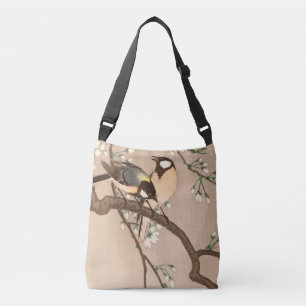 Japanska asiatiska Koson Bird Chickadee Songbird Axelväska