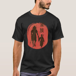 Japanska asiatiska samurai Best Pappa Far Little W T Shirt