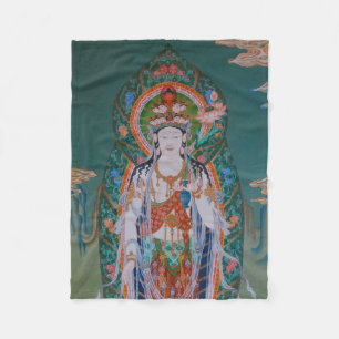 Japanska Avalokiteshvara Fleece Blanket