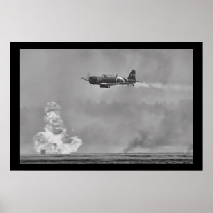 Japanska B5N Kate Torpedo Bomber Poster